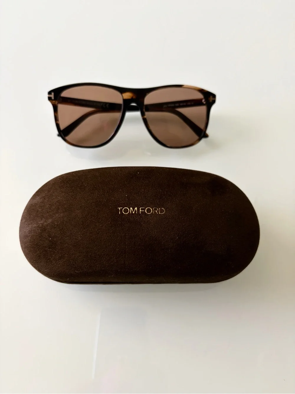 Tom Ford Joni TF905 50E Tortoise Square Sunglasses